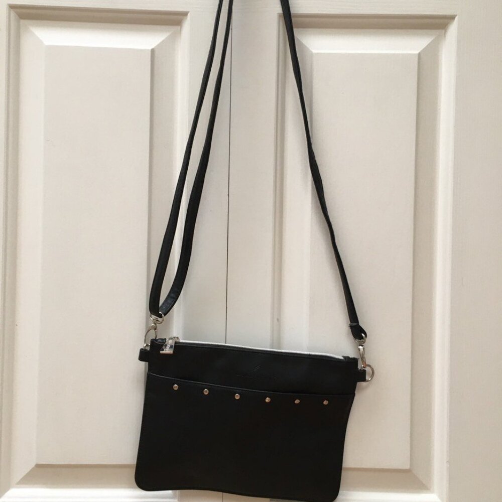 Daniel Hechter Black Faux Leather Purse Nwot - Picture 4 of 4